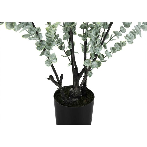 Black Green 44-Inch Indoor Faux Fake Floor Potted Decorative Artificial Plant, image 3